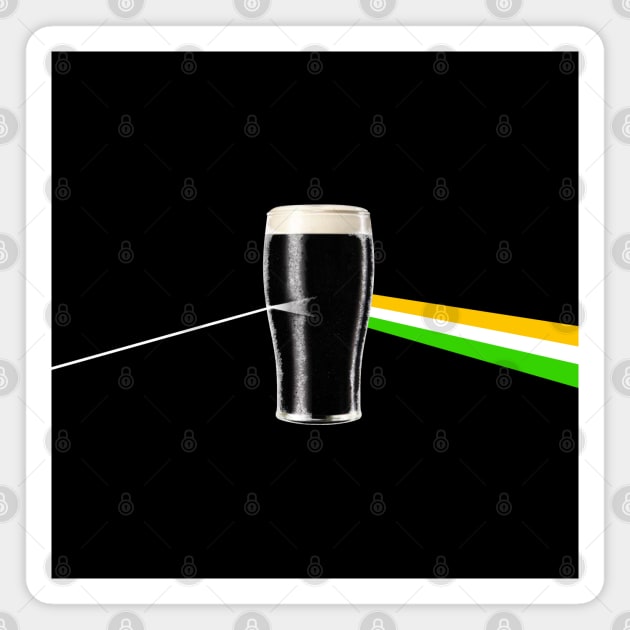 Dark Side of the Irish Pint Magnet by Irish Nostalgia